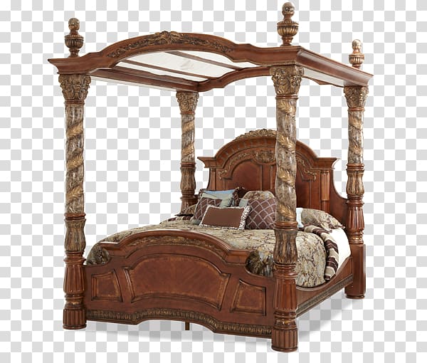 Villa Valencia Bedside Tables Four-poster bed, table transparent background PNG clipart
