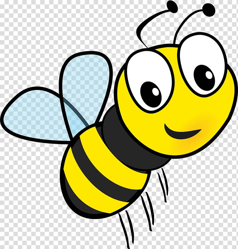 Bumblebee Cartoon , Flying cartoon bee transparent background PNG clipart