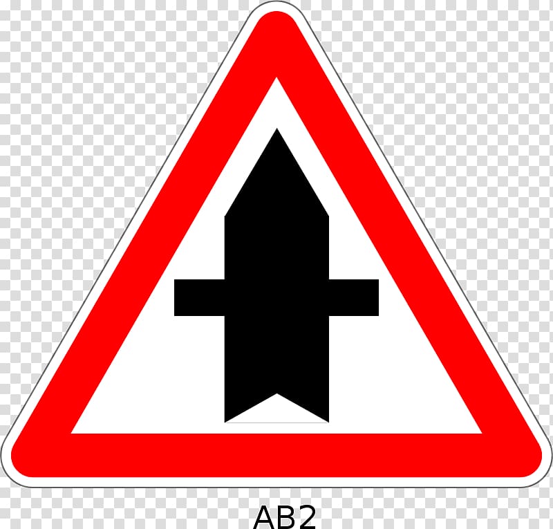 Traffic sign Priority signs Road Intersection Junction, road transparent background PNG clipart
