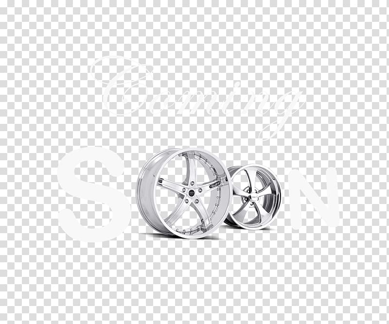 Earring Body Jewellery Silver, comming soon transparent background PNG clipart
