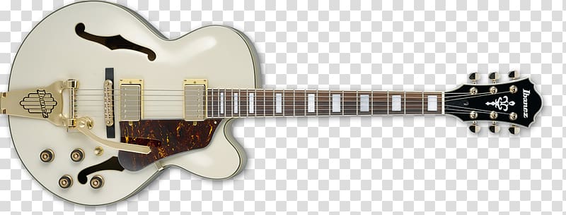 Gretsch White Falcon Ibanez Artcore series Semi-acoustic guitar Ibanez Artcore AF75, guitar transparent background PNG clipart