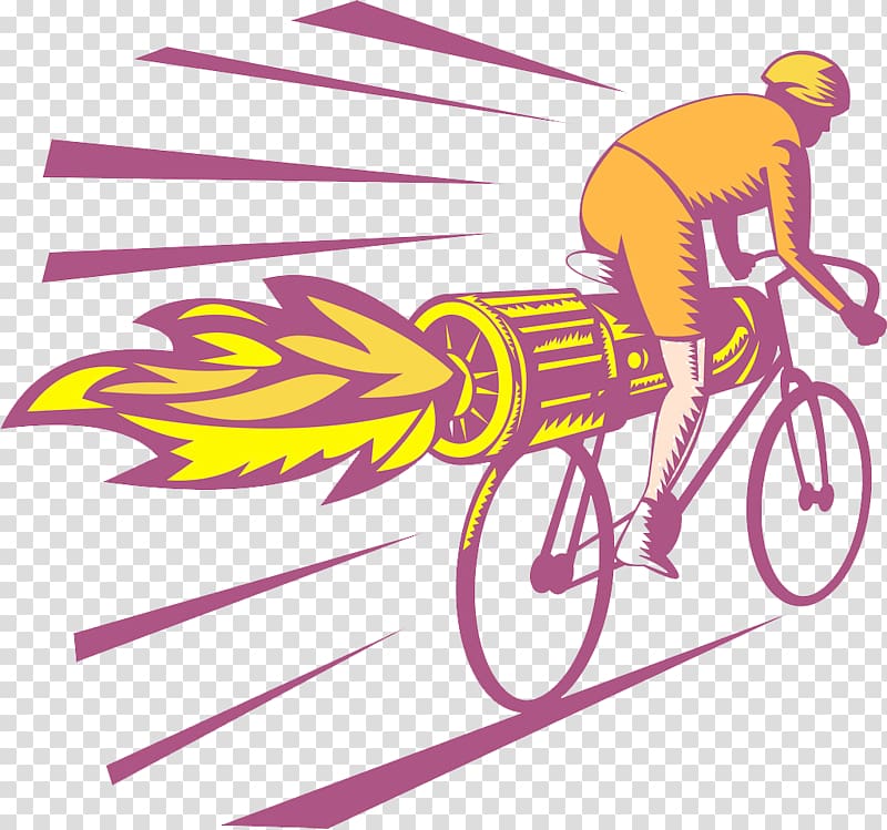 Cycling Road bicycle racing , Bike racing jet engine bicycle transparent background PNG clipart