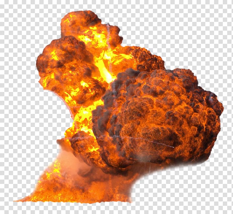fire eruption, Explosion transparent background PNG clipart