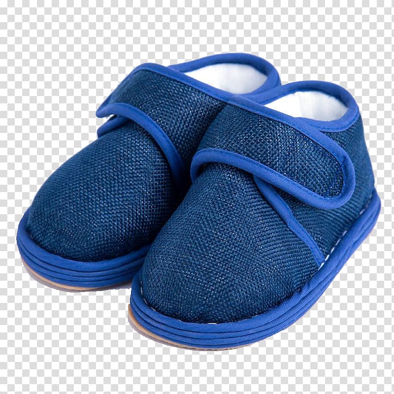 Slipper Blue Shoe, Blue shoes transparent background PNG clipart
