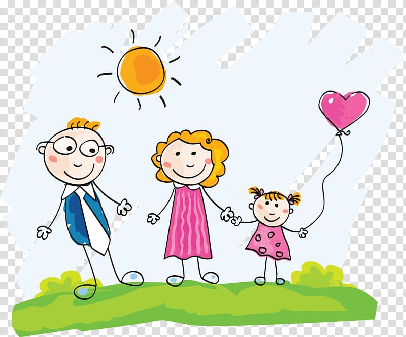 man, woman, and girl illustration, Parents\' Day Greeting & Note Cards Child , parents transparent background PNG clipart