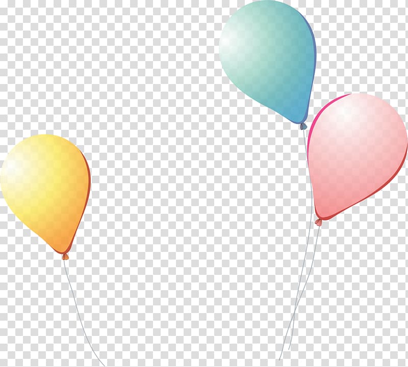 Balloon Designer Euclidean , Lovely hand-painted balloons transparent background PNG clipart