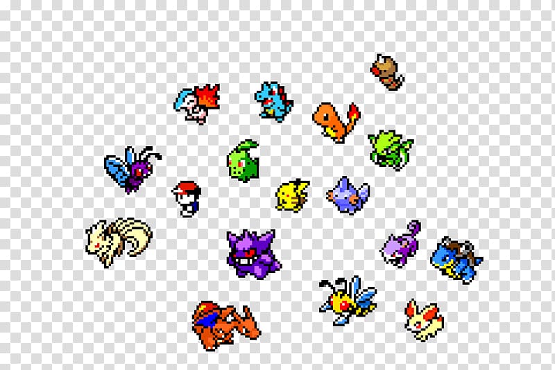 Pokémon GO Mew Pixel art Sprite, pixel art pokemon, text, pokemon png