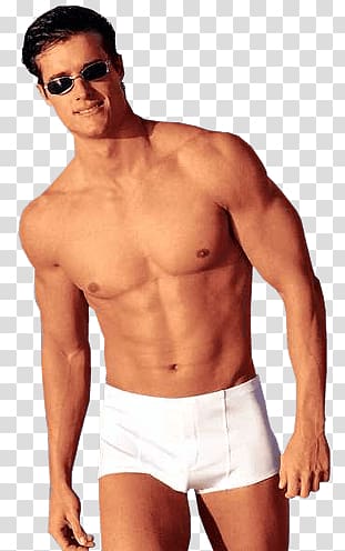 men's white boxer briefs, Athletic Man transparent background PNG clipart