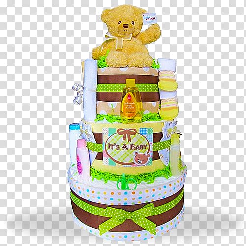 Diaper Cake Infant SOMA Families Diaper Drive, Teddy Bear Diaper transparent background PNG clipart