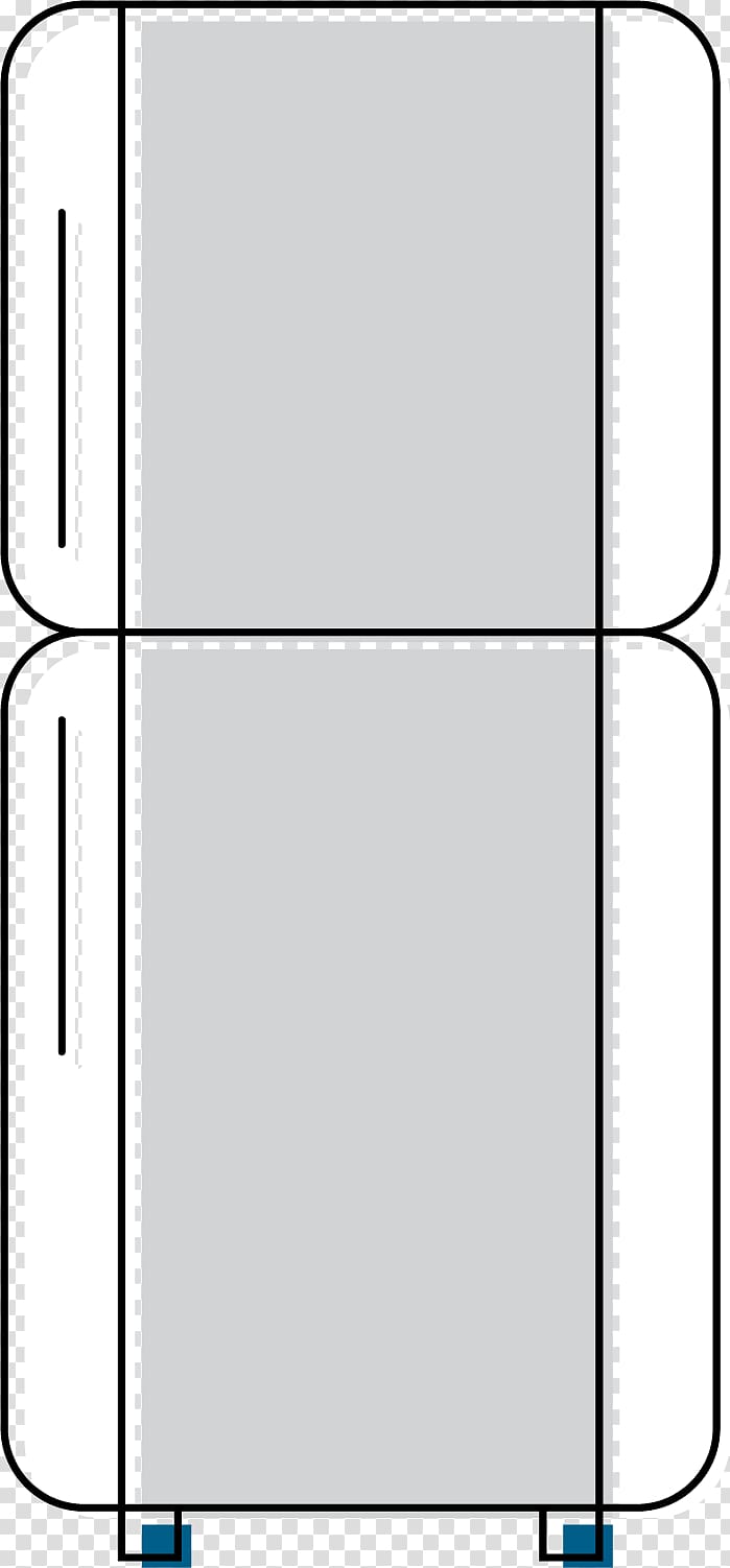 Furniture White Black Font, Simple pen refrigerator transparent background PNG clipart