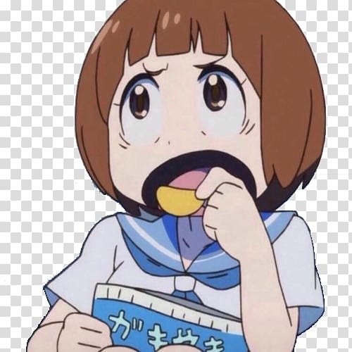 Homo sapiens Potato chip Anime Manga, Mako transparent background PNG clipart
