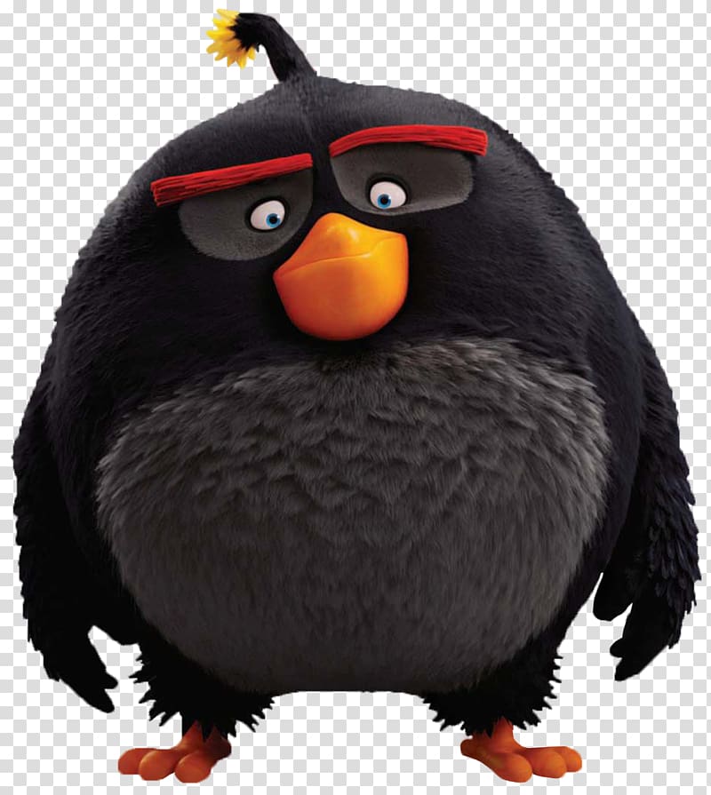 Angry Birds Epic g Eva the Birthday Mom Mighty Eagle Film, The Angry Birds Movie Bomb , black Angry Bird artwork transparent background PNG clipart
