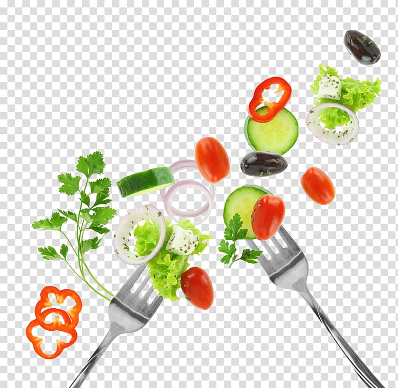 assorted vegetable and fork , Vegetable Food Diet Health Eating, Vegetables and fork transparent background PNG clipart