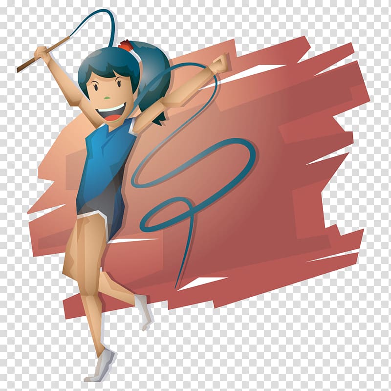 Judo Cartoon Artistic gymnastics , Gymnastics girl transparent background PNG clipart