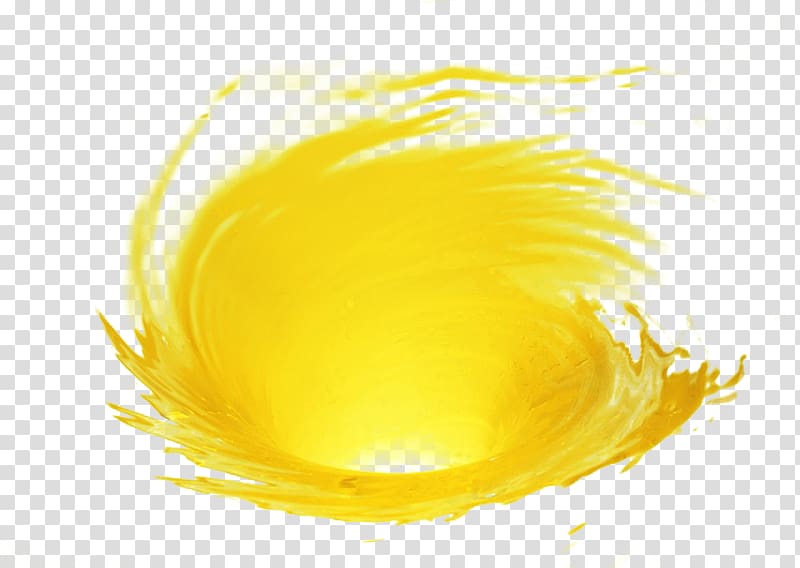 Yellow whirlpool transparent background PNG clipart