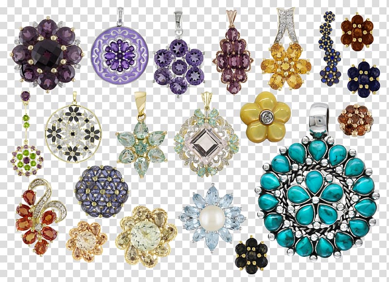 Earring Bead Gemstone Brooch, Gemstone Pendant transparent background PNG clipart