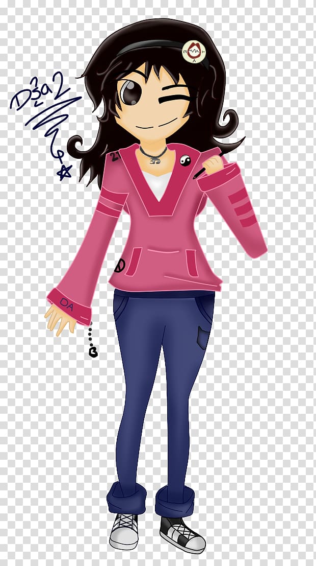 Uniform Cartoon Mangaka Black hair, Dsa transparent background PNG clipart