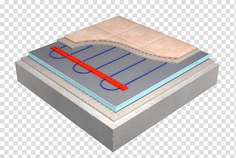 Thinset Underfloor heating Tile Electricity, heat transparent background PNG clipart