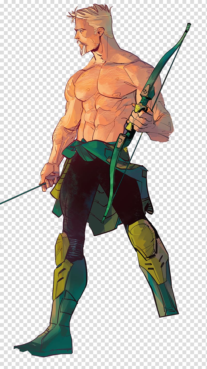 Green Arrow Superhero Flash Roy Harper Green Lantern, rebirth transparent background PNG clipart