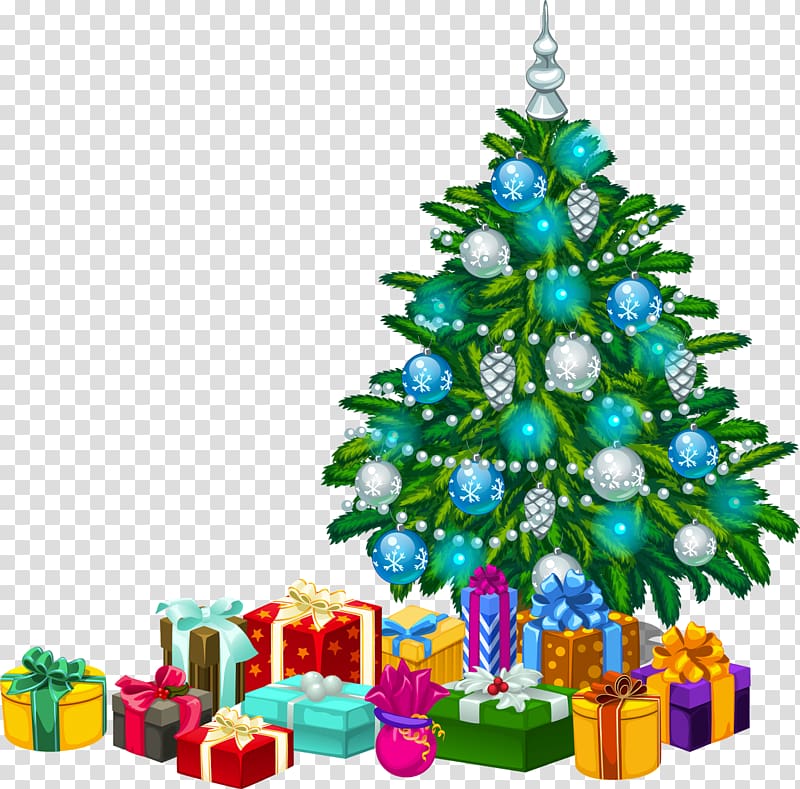 Christmas tree Christmas gift-bringer Christmas decoration, christmas tree transparent background PNG clipart