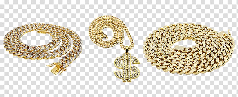 Chain Bling-bling Jewellery Necklace Charms & Pendants, gold hip hop transparent background PNG clipart
