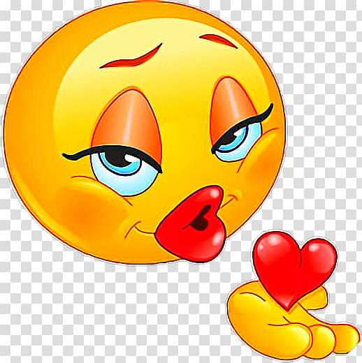 Emoji Kiss Smiley Illustration Love, Emoji transparent background PNG clipart