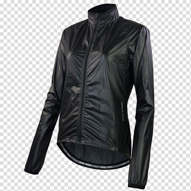 Leather jacket Raincoat Clothing Daunenjacke, exhausted cyclist transparent background PNG clipart