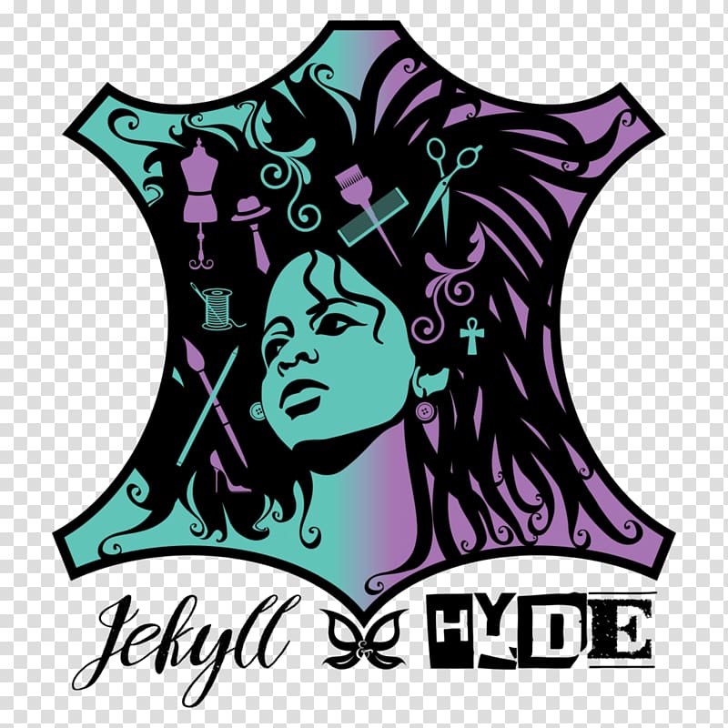 Strange Case of Dr Jekyll and Mr Hyde Jekyll & Hyde Transformation Salon Graphic Designer Logo, Hippies transparent background PNG clipart