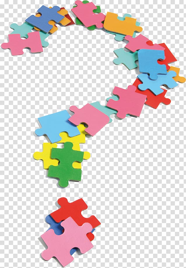 Jigsaw Puzzles Question mark , creative question mark transparent background PNG clipart