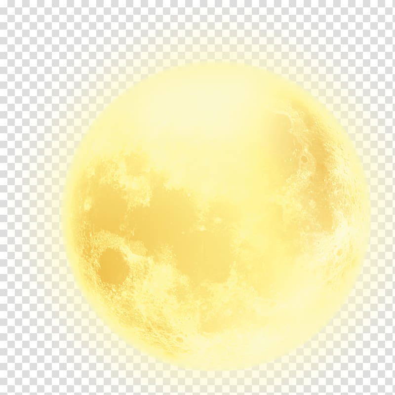 moon illustration, Yellow Moon , Yellow moon pattern transparent background PNG clipart