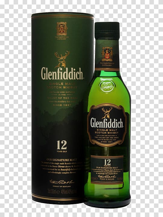 Glenfiddich Single malt Scotch whisky Single malt whisky Whiskey, drink transparent background PNG clipart