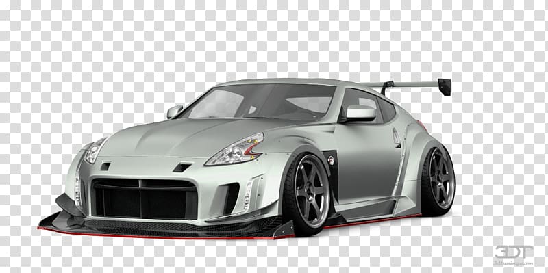 Sports car 2018 Nissan 370Z Coupe, tuning transparent background PNG clipart