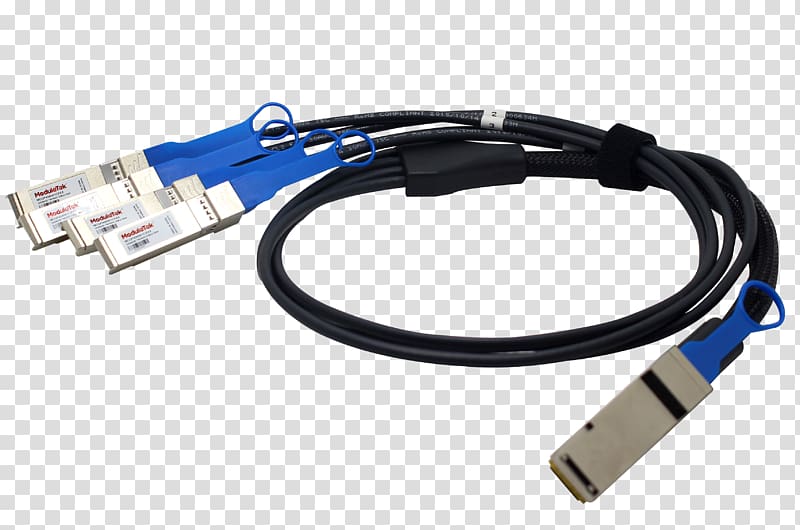 Serial cable Electrical cable Network Cables Data transmission Computer network, Small Formfactor Pluggable Transceiver transparent background PNG clipart