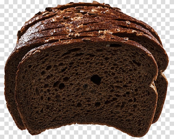 Rye bread Pumpernickel Korovai Brown bread, bread transparent background PNG clipart
