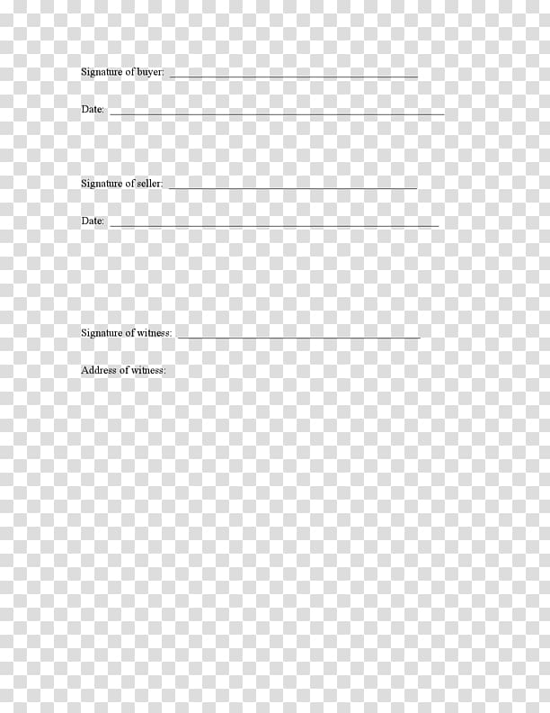 Document Bill of sale Sales Contract Buyer, others transparent background PNG clipart