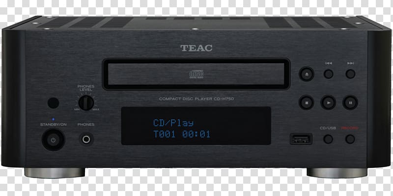 TEAC Corporation Teac CD-H750 High fidelity Lecteur de CD Teac NP-H750, teac cd recorder player transparent background PNG clipart