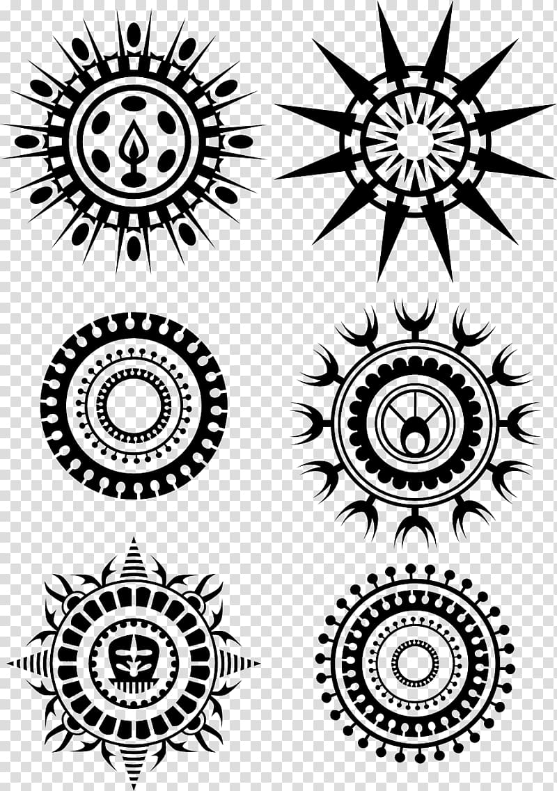 Полинезийская Татуировка солнце