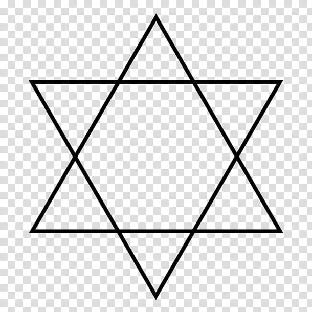 The Star of David Judaism Yellow badge , Star shaped frame transparent background PNG clipart
