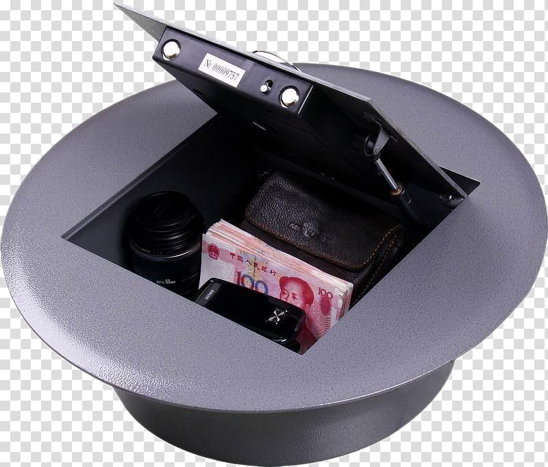 Safe deposit box Money, Round with the money safe transparent background PNG clipart