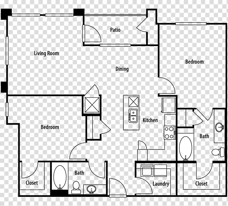 Floor plan Plan Check Kitchen + Bar Technical drawing Columbia, forest plan transparent background PNG clipart