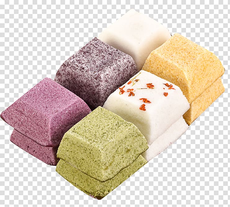 Rice cake Color, Six-color rice cakes transparent background PNG clipart