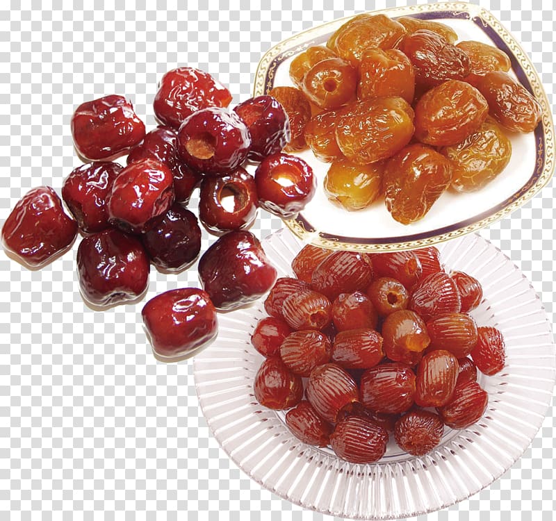 Juice Chinese cuisine Organic food Date palm Date honey, Three dates transparent background PNG clipart