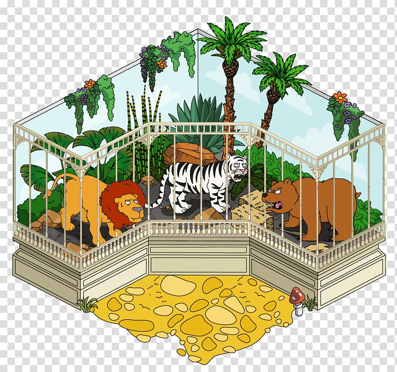 Family Guy: The Quest for Stuff Lion Petting zoo Tiger, Circus transparent background PNG clipart