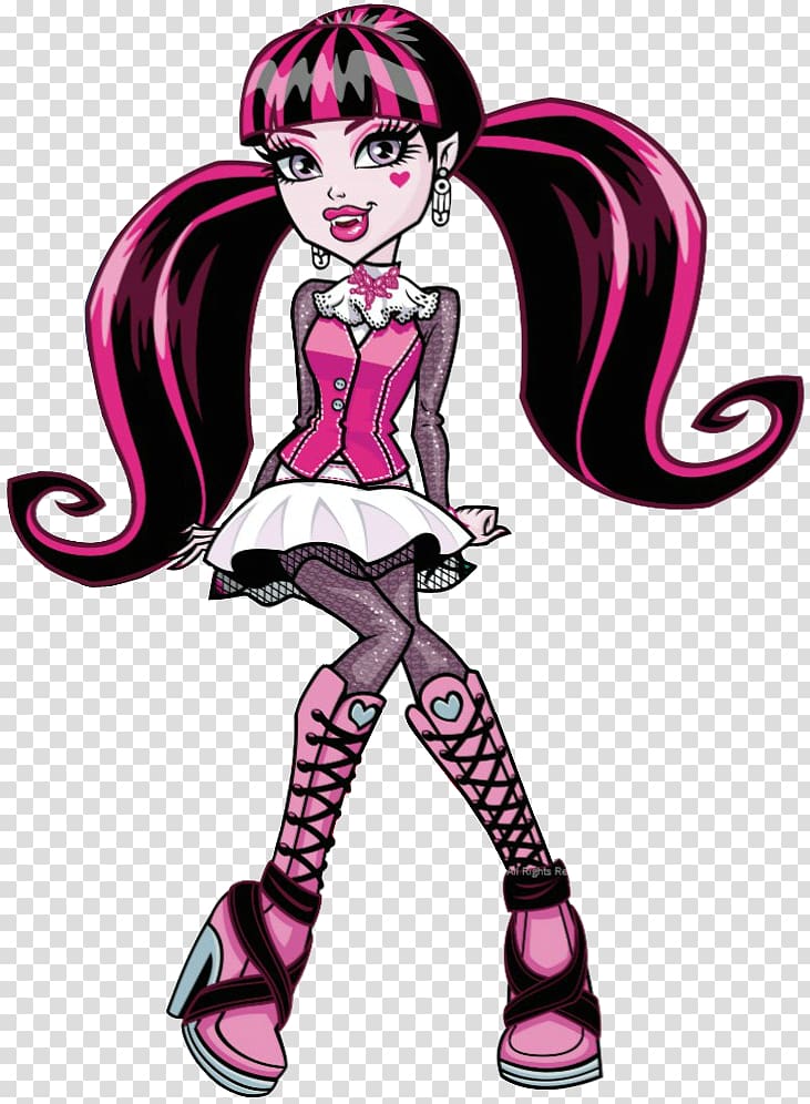 Draculaura Monster High Work of art Doll, doll transparent background PNG clipart