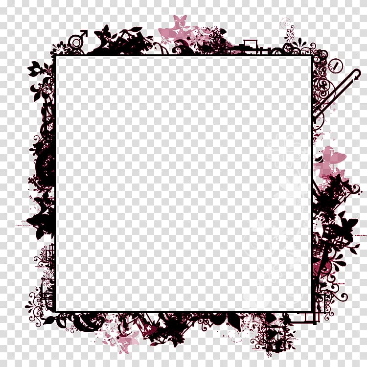 Floral design Frames Rectangle Pattern, design transparent background PNG clipart