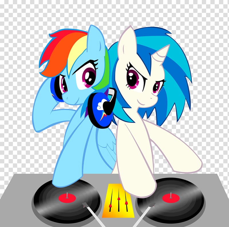 Rainbow Dash My Little Pony Disc jockey, dine and dash transparent background PNG clipart