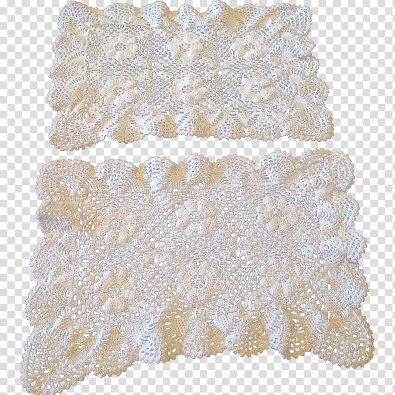 Crocheted lace Doily Crocheted lace Embroidery, Doily lace transparent background PNG clipart