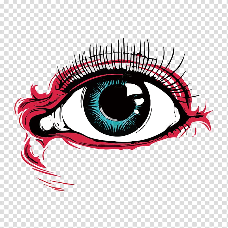 Human eye Drawing, eye transparent background PNG clipart