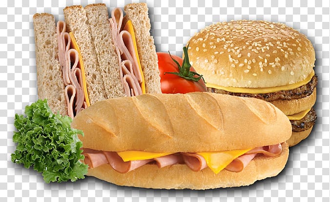 Breakfast sandwich Submarine sandwich Delicatessen Cheeseburger Ham and cheese sandwich, Deli transparent background PNG clipart