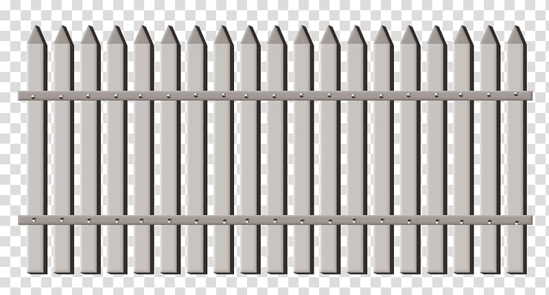 white steel fence, Fence Chain-link fencing , Garden Fence transparent background PNG clipart